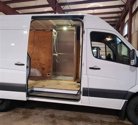 van stainless steel shower enclosure|Sprinter Van & R.V. Shower’s .